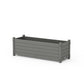 POLYWOOD Nautical Rectangle Triple Planter Box — Slate Grey