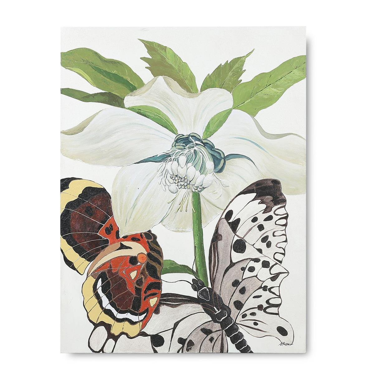 Bramble Butterfly Garden on Canvas 63 x 47 witho Frame - supplier example in C1108