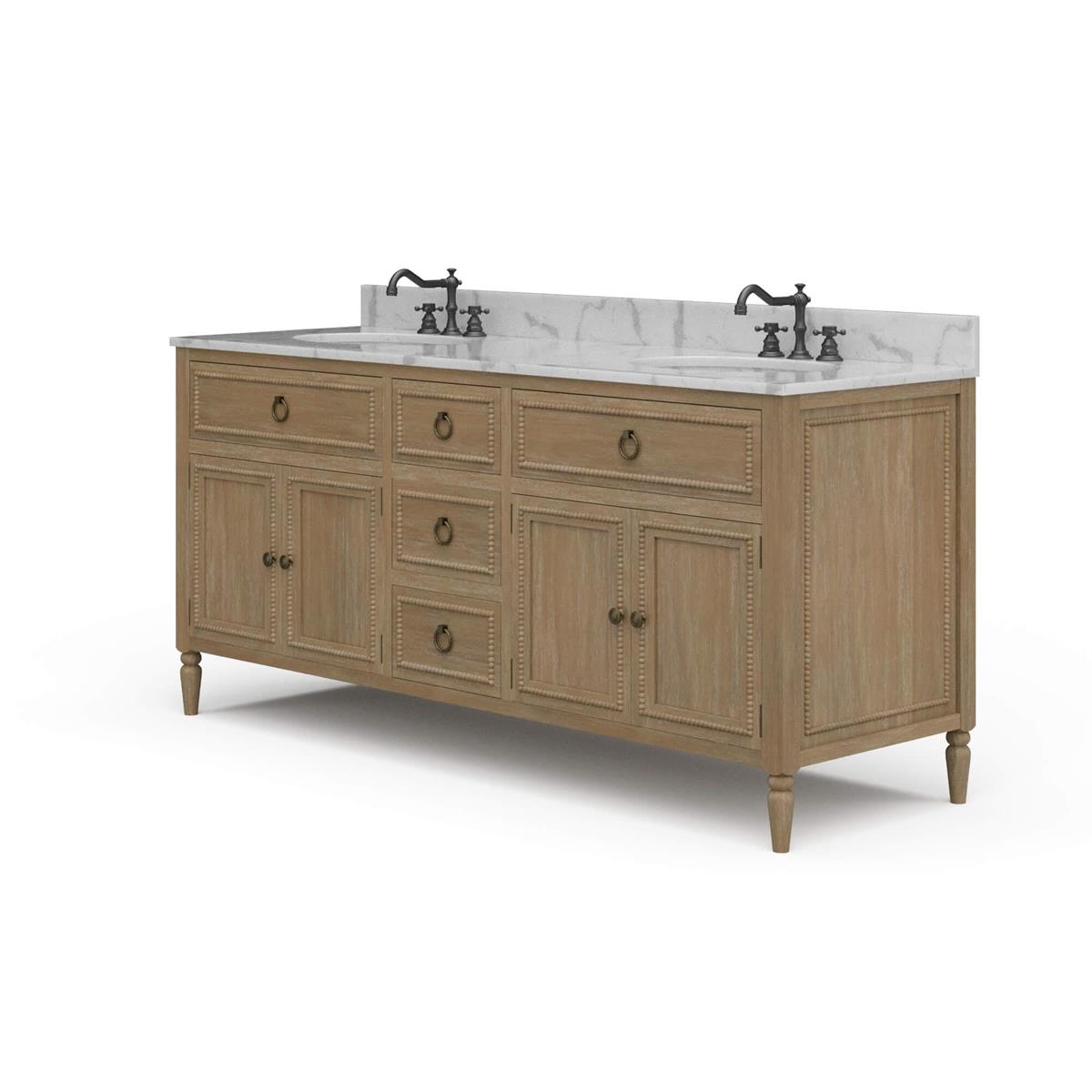 Bramble Cholet Double Vanity with Sink & Marble Top - supplier example in SNB