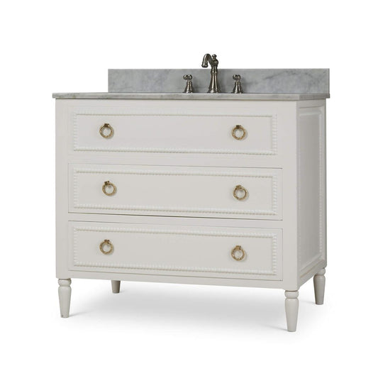 Bramble Cholet Single Vanity with Sink & Marble Top - supplier example in TRW