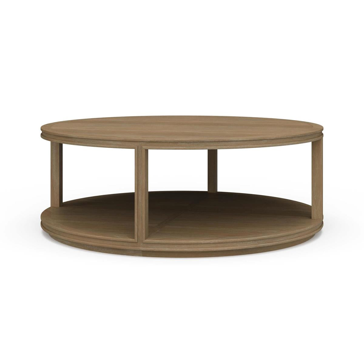 Bramble Cohan Round Coffee Table with Wood Shelf - supplier example in SNB
