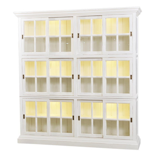 Bramble English Bookcase 2 Column with 12 LED - supplier example in WHD