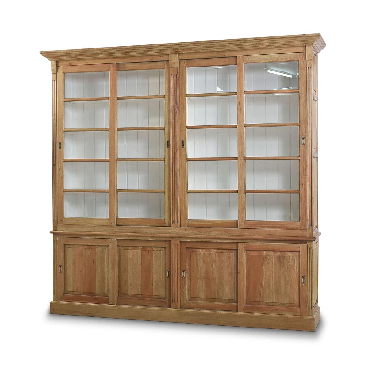 Bramble Hudson 99" Bookcase with Sliding Doors - supplier example in AFD WHD LDT