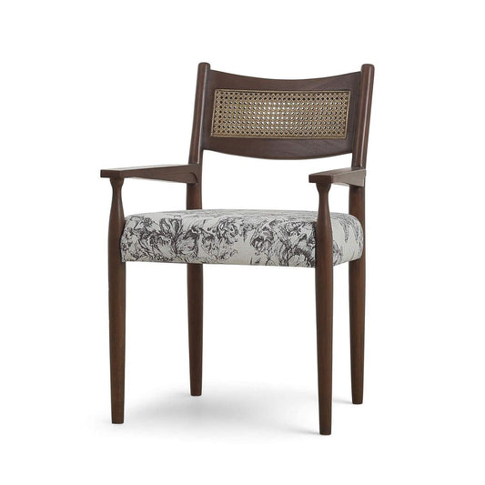 Bramble Langford Dining Chair with Arms & Rattan Back - supplier example in WLT SA278 RGZE