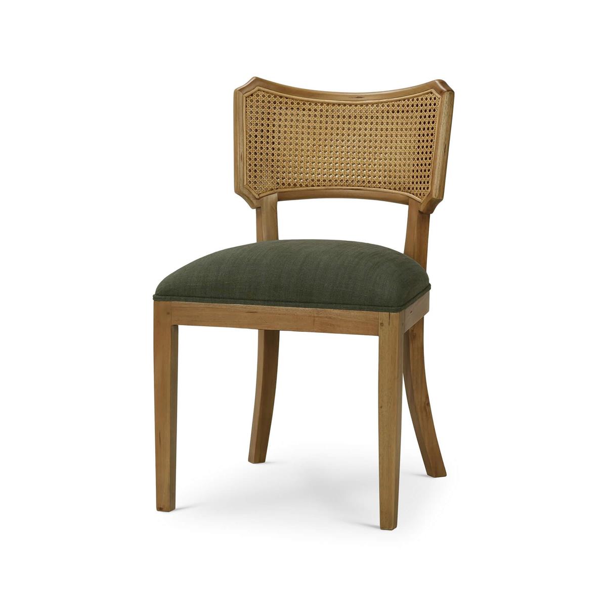 Bramble Linea Dining Chair with Rattan Back - supplier example in AFD LL243