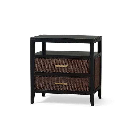 Bramble Marisol 2 Drawer Nightstand with Open Shelf - supplier example in BBA RMTB