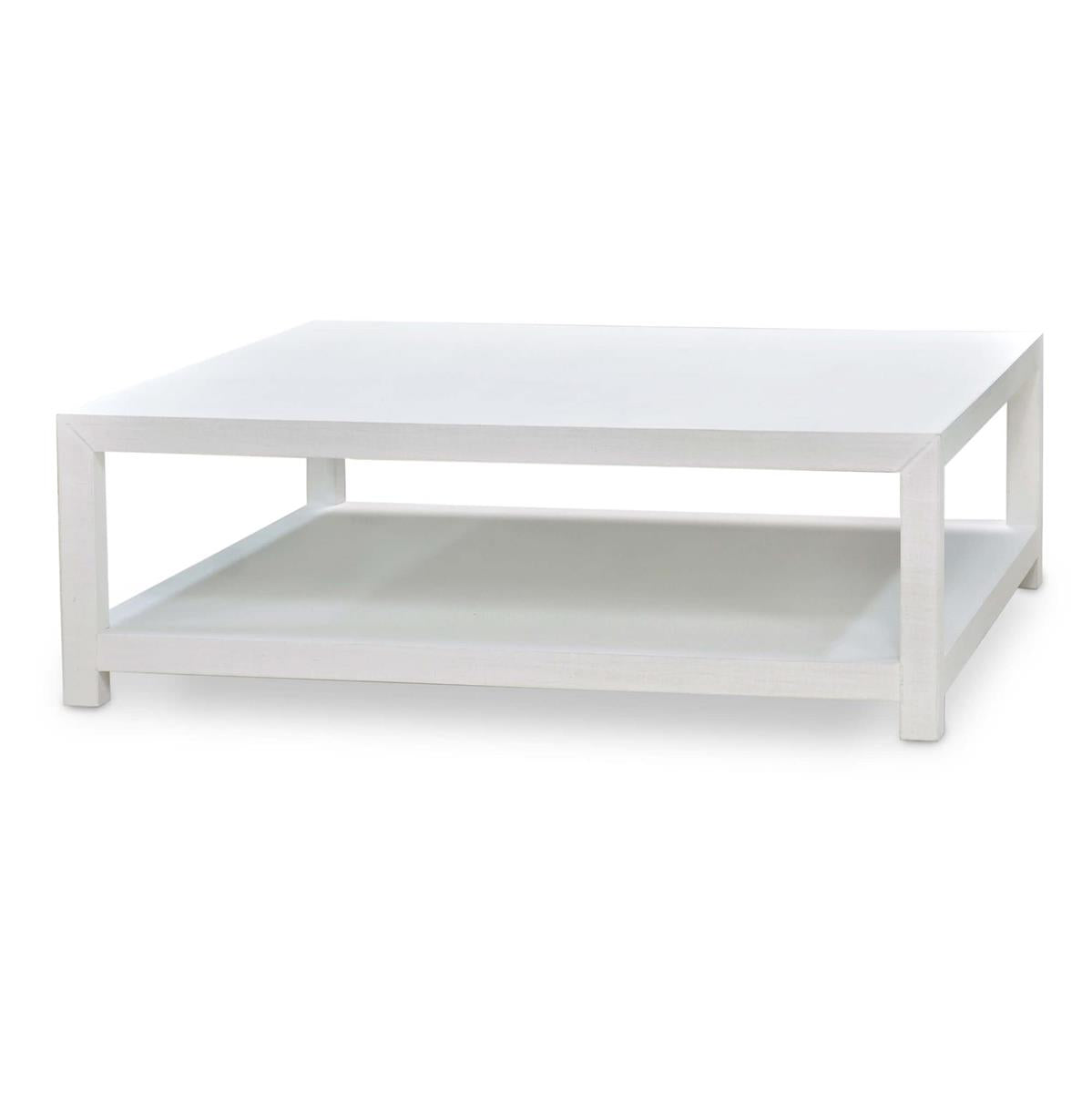 Bramble Milan Square Linen Wrapped Coffee Table - supplier example in FDOW