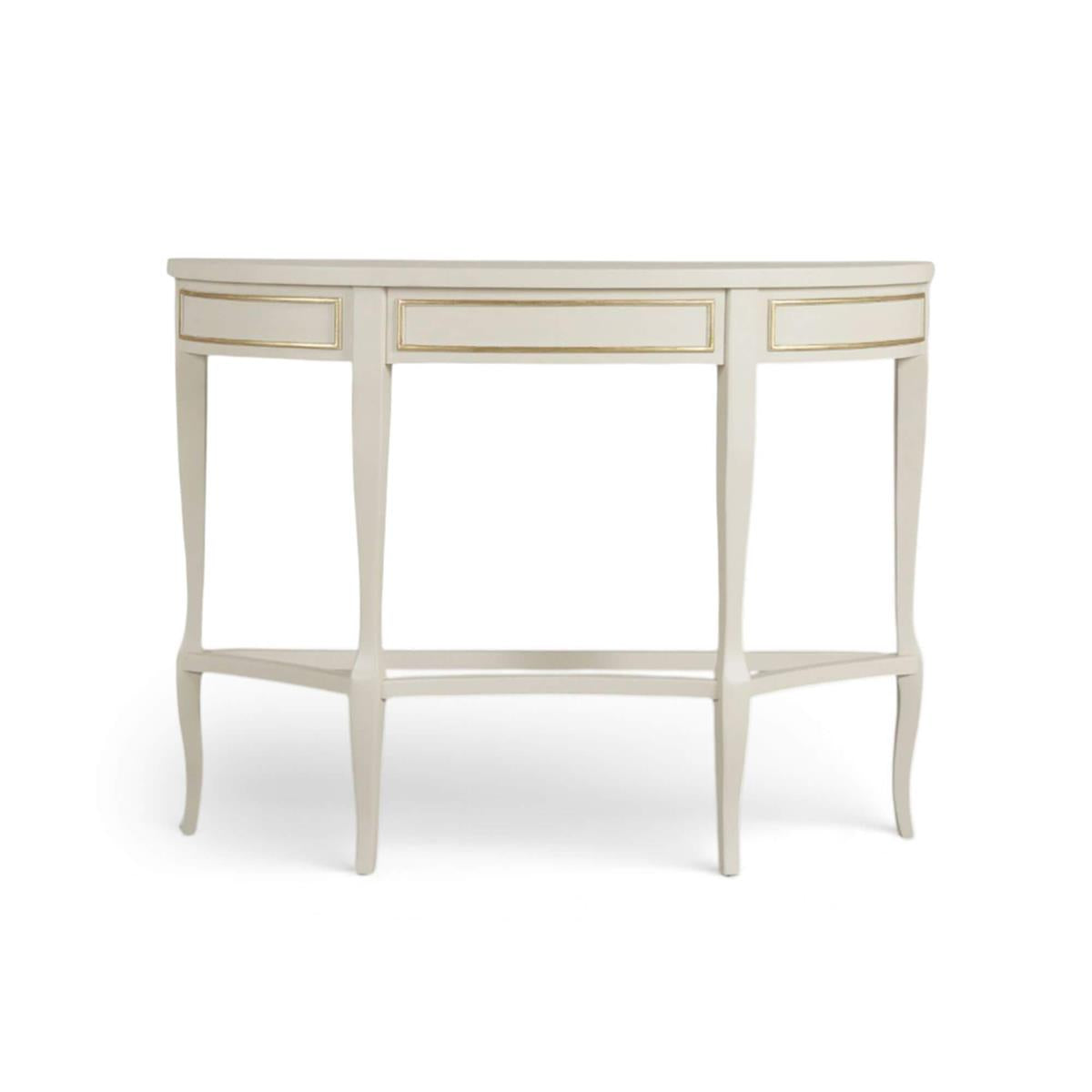 Bramble Mitford Demi Lune Console - supplier example in PUT GLD NDT