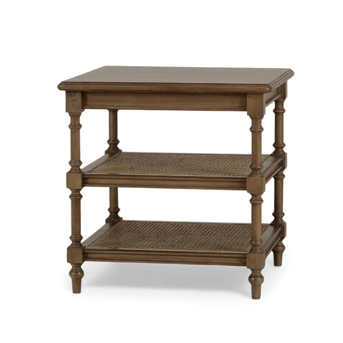 Bramble Palmetto Side Table with Open Shelves - supplier example in STW
