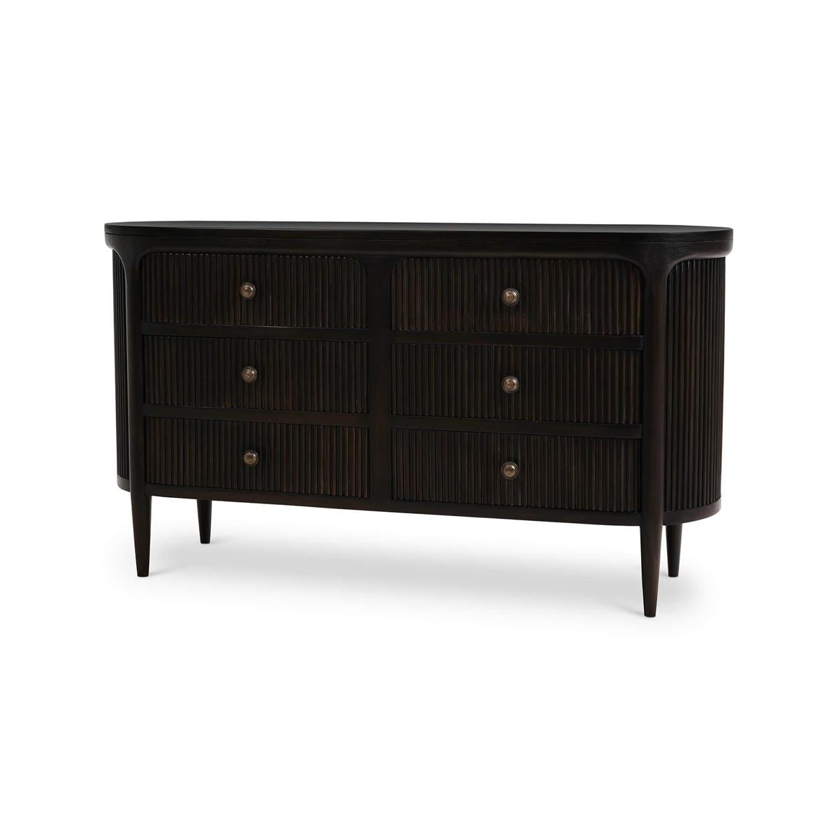 Bramble Regent 6 Drawer Dresser with Round Pull Knobs - supplier example in BLW