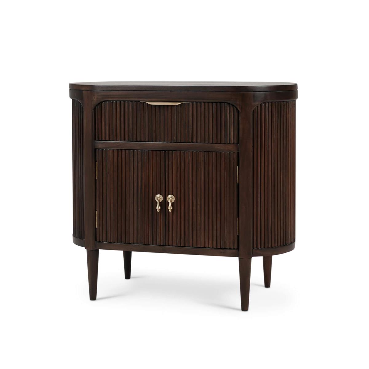 Bramble Regent Bedside Table with Doors - supplier example in WLT