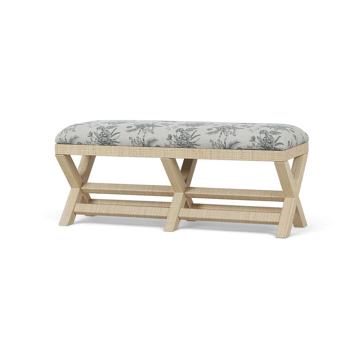 Bramble Renoir Rattan X Bench Medium - supplier example in RNAT SA256