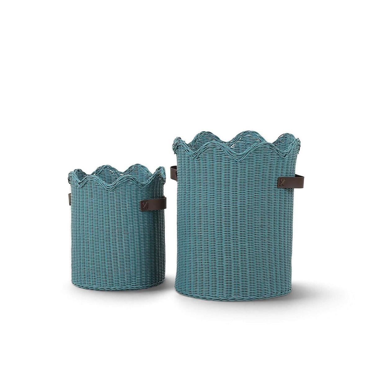 Bramble Scalloped Laundry Baskets Set of 2 - supplier example in PBA