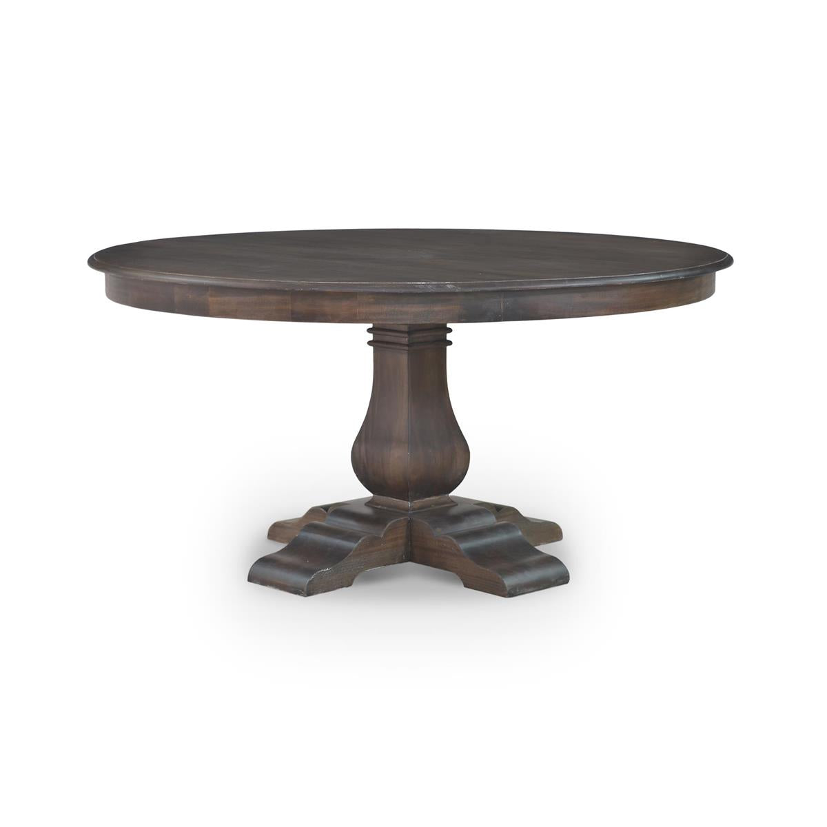 Bramble Trestle Round Dining Table 60" witho Grooves - supplier example in CCA