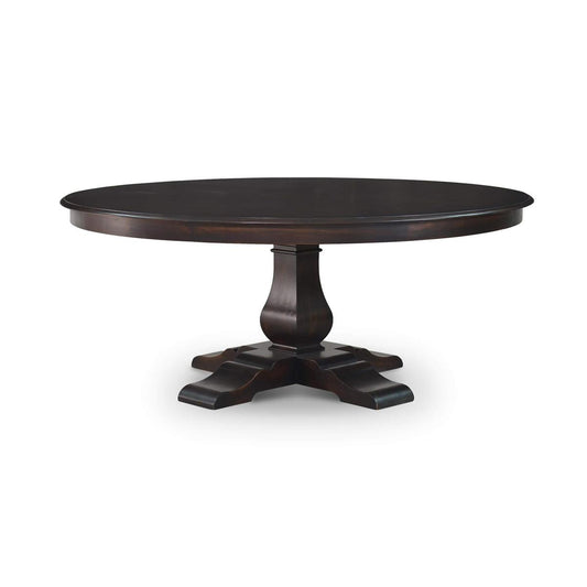 Bramble Trestle Round Dining Table 72" witho Grooves - supplier example in VDK