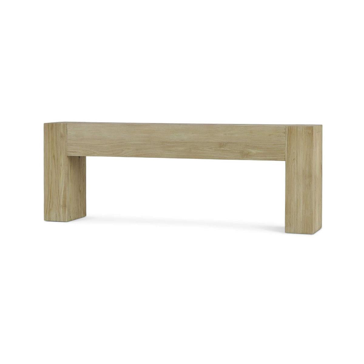 Bramble Tuscan Rustic Distressed Console - Teak - supplier example in TNT