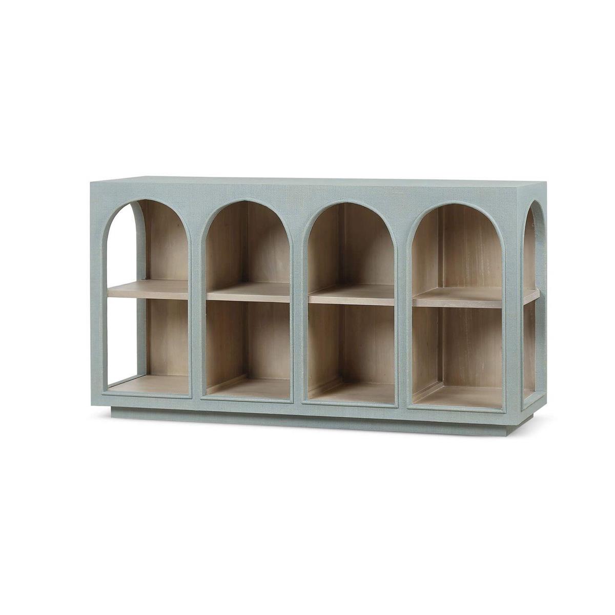 Bramble Vannes Crescent Console with Raffia - supplier example in RFPB SNB