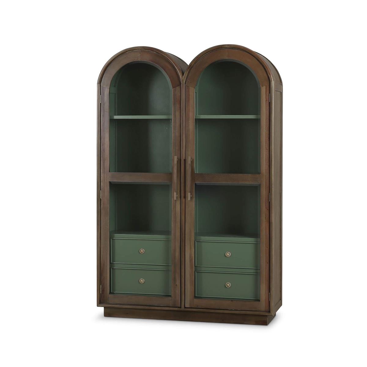 Bramble Vannes Double Dome Display Cabinet with Glass Doors - supplier example in STW WLS NDT