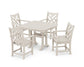 POLYWOOD Chippendale 5-Piece Dining Set with Trestle Legs — Sand