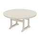 POLYWOOD Nautical Trestle 60" Round Dining Table — Sand