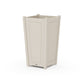 POLYWOOD Country Living Large Tapered Square Tall Planter Box — Sand