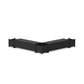 POLYWOOD 60" Country Living L- Shaped Planter Storage Bench Corner Set — Black