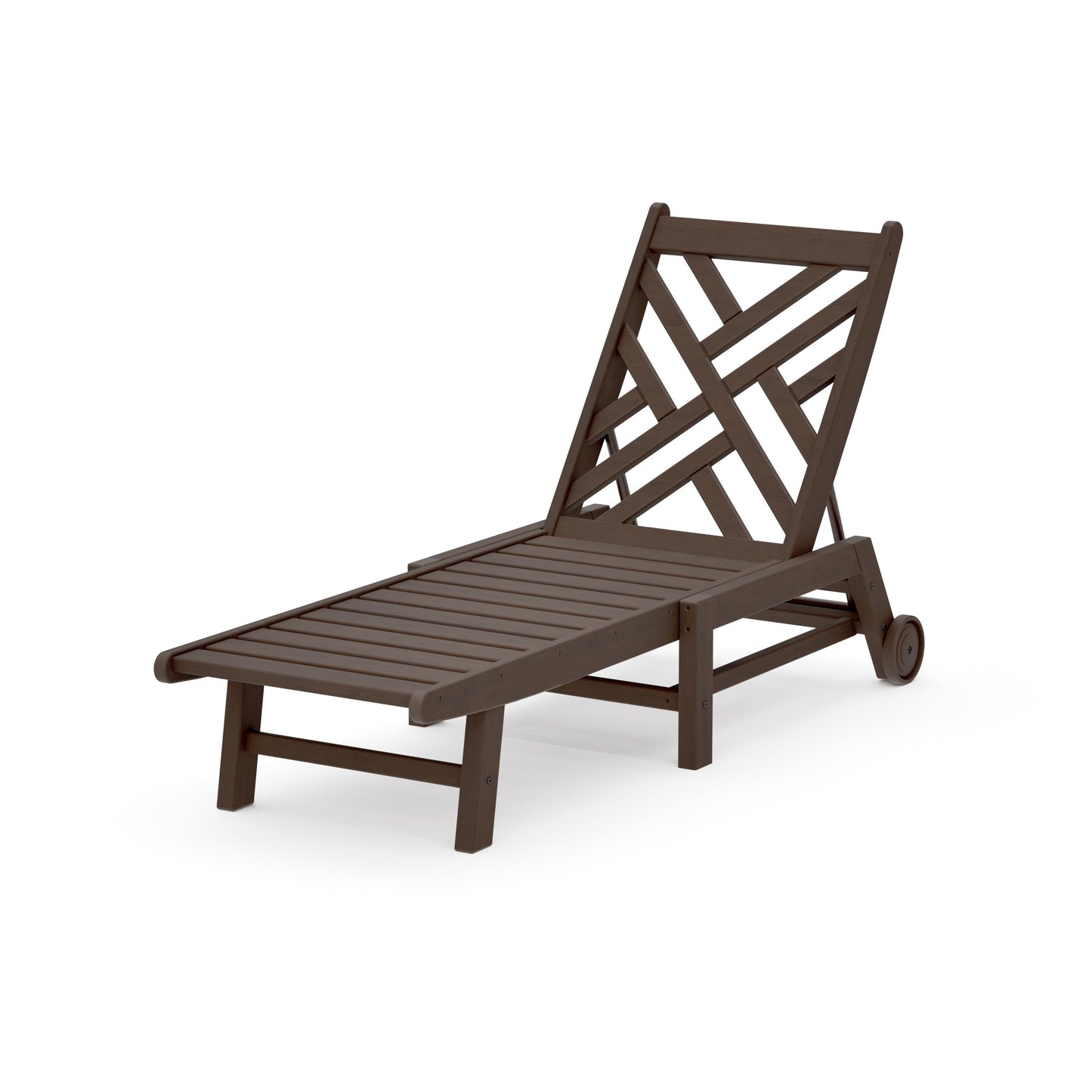 POLYWOOD Chippendale Chaise with Wheels — Kona