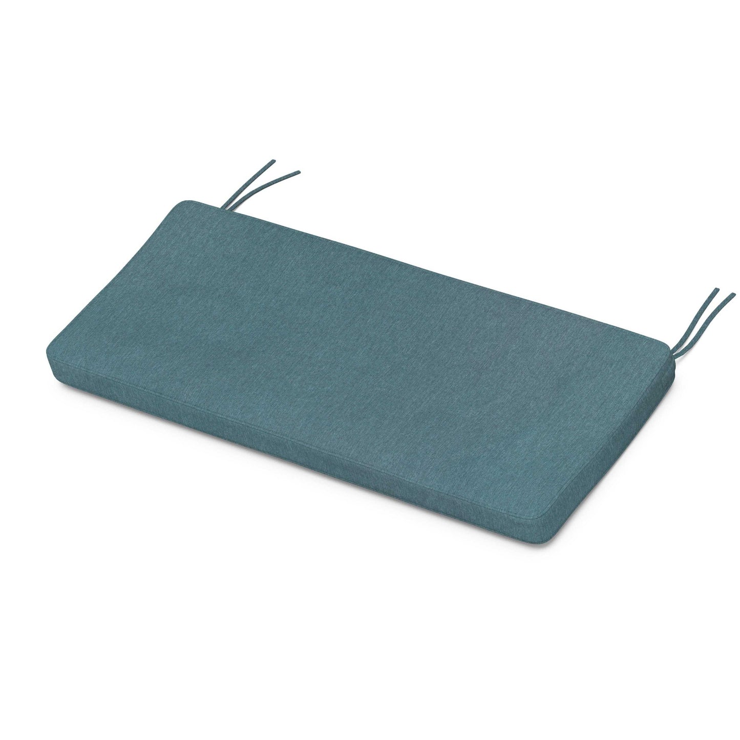 POLYWOOD Chinoiserie Bench Seat Cushion — Ocean Teal