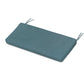 POLYWOOD Chinoiserie Bench Seat Cushion — Ocean Teal