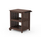 POLYWOOD Vineyard Bar Cart — Mahogany