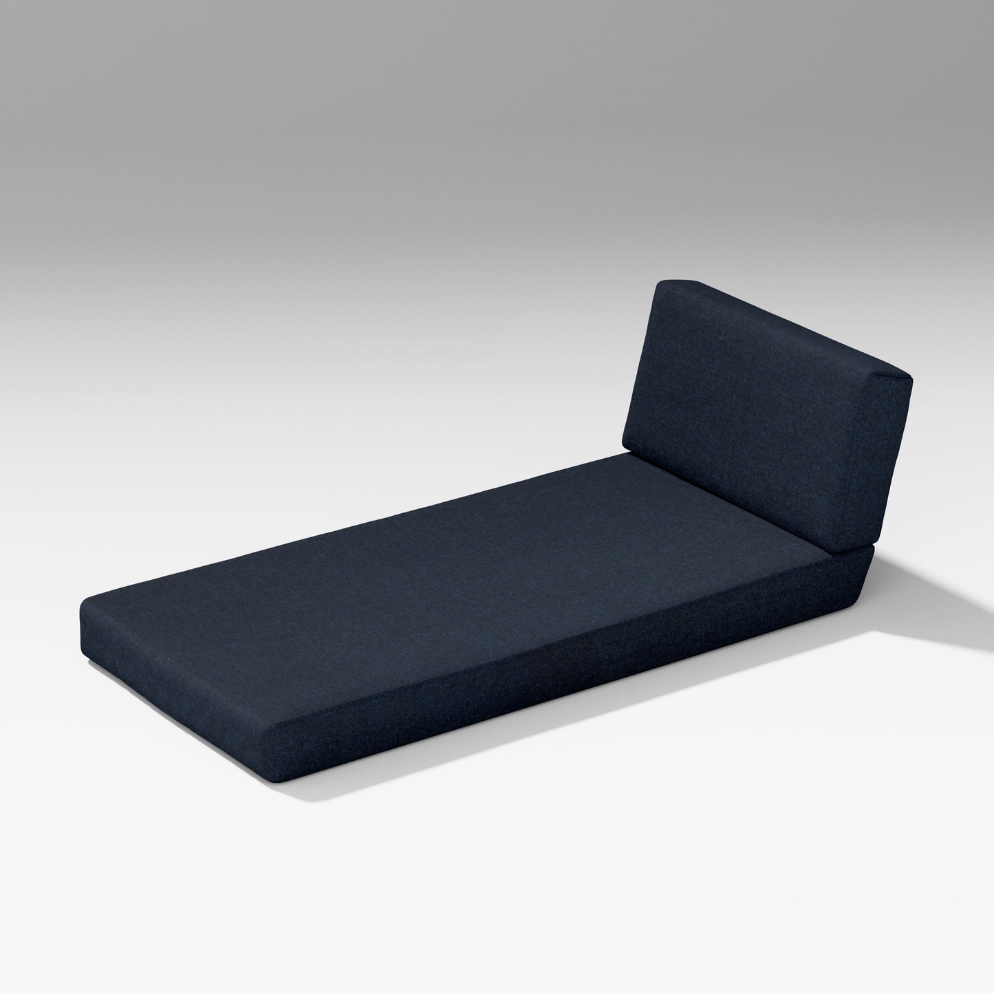 POLYWOOD Latitude Modular Chaise Seat/Back Combo — Marine Indigo