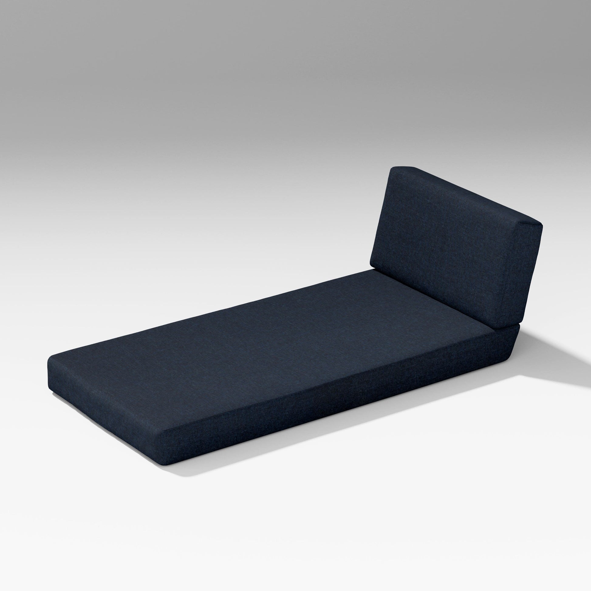 POLYWOOD Latitude Modular Chaise Seat/Back Combo — Marine Indigo
