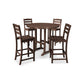 POLYWOOD La Casa Café 5-Piece Side Chair Bar Dining Set FREE SHIPPING