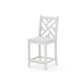 POLYWOOD Chippendale Counter Side Chair — Vintage White