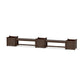 POLYWOOD 48" Vineyard Straight Double Planter Bench Set - Large — Kona