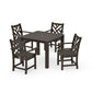 POLYWOOD Chippendale 5-Piece Parsons Dining Set — Vintage Coffee