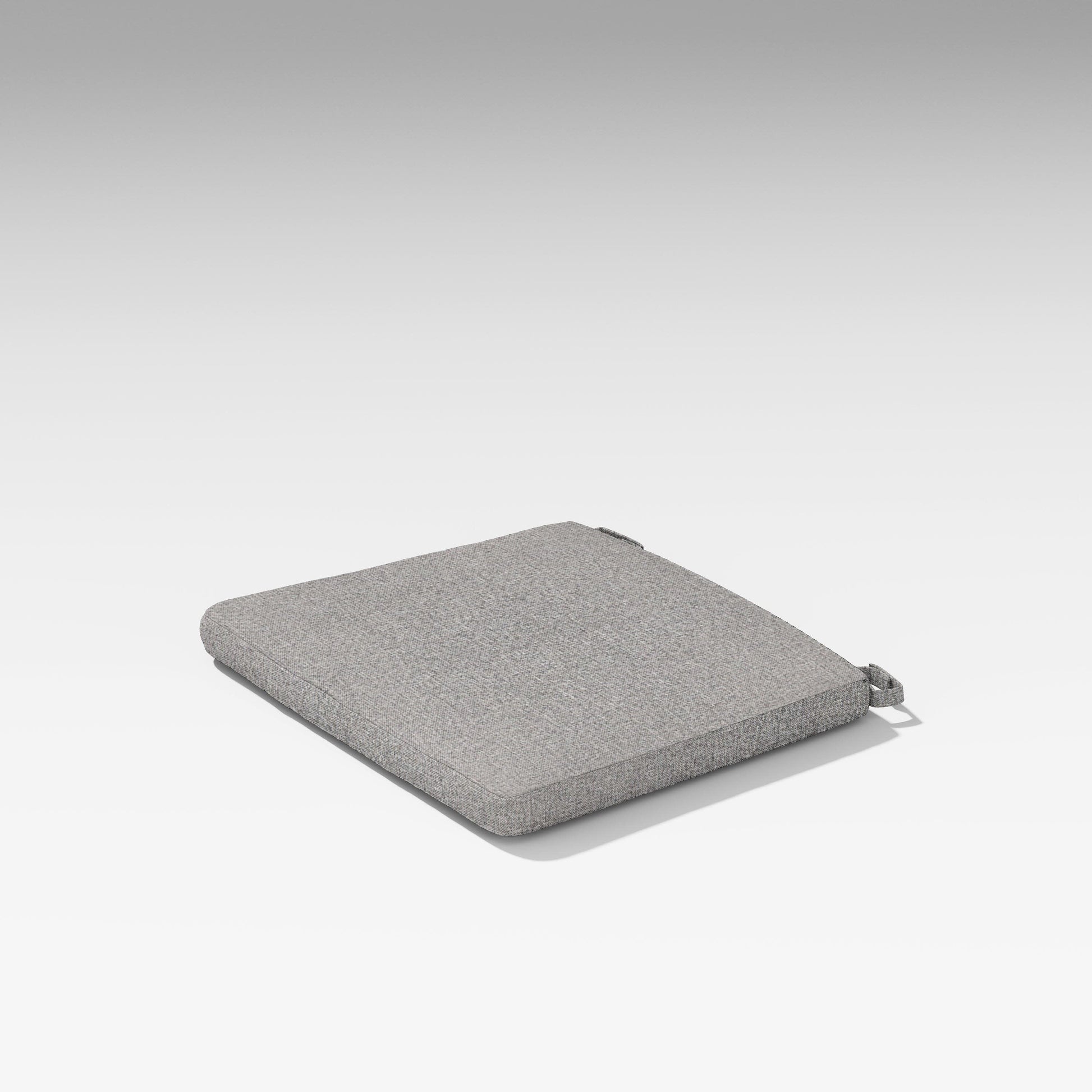 POLYWOOD Latitude Dining Chair Quick-Dry Seat Pad — Grey Mist