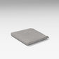 POLYWOOD Latitude Dining Chair Quick-Dry Seat Pad — Grey Mist