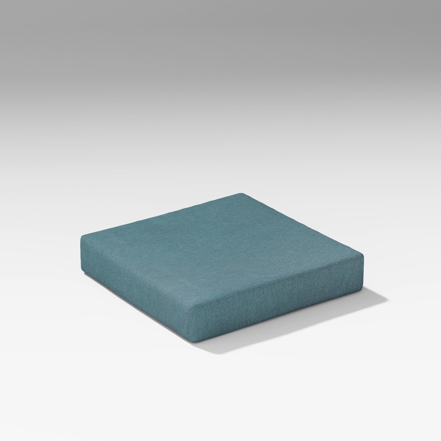POLYWOOD Latitude Modular Ottoman Seat Cushion — Ocean Teal
