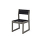 POLYWOOD EDGE Sling Dining Side Chair — Driftwood / Black Sling