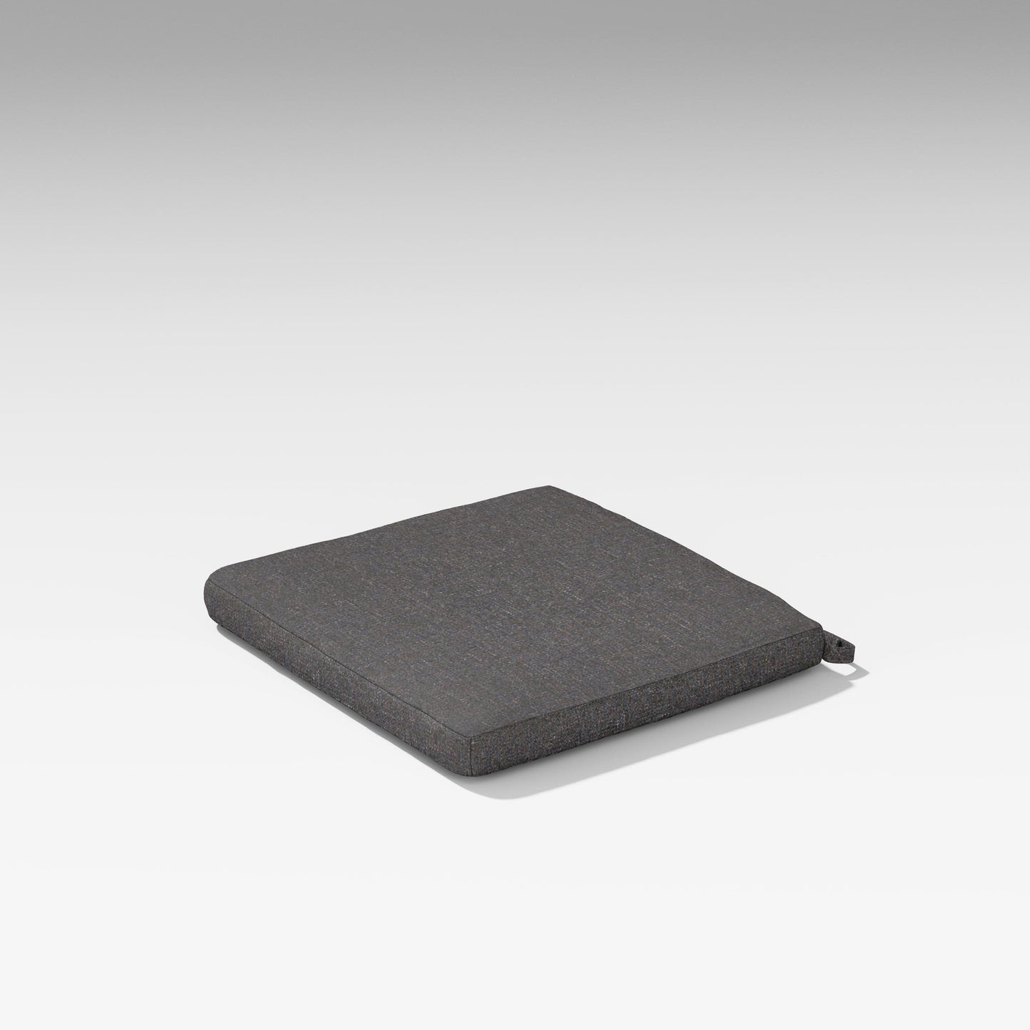 POLYWOOD Elevate Dining Chair Quick-Dry Seat Pad — Ash Charcoal