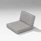 POLYWOOD Latitude Modular Seat/Back Cushions — Grey Mist