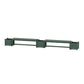 POLYWOOD 60" Country Living Straight Double Planter Bench Set — Green