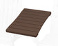 POLYWOOD 400 Series Straight Adirondack Connecting Table — Mahogany