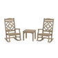 POLYWOOD Chinoiserie 3-Piece Rocking Chair Set — Vintage Sahara