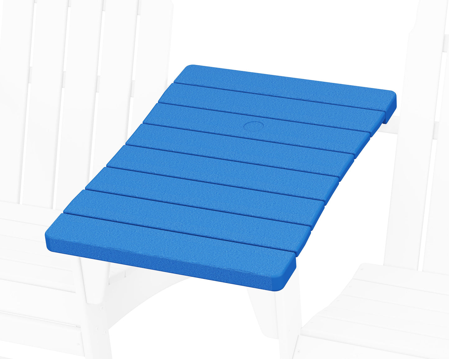 POLYWOOD 400 Series Straight Adirondack Connecting Table — Pacific Blue