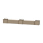 POLYWOOD 60" Vineyard Straight Double Planter Storage Bench Set- Large — Vintage Sahara