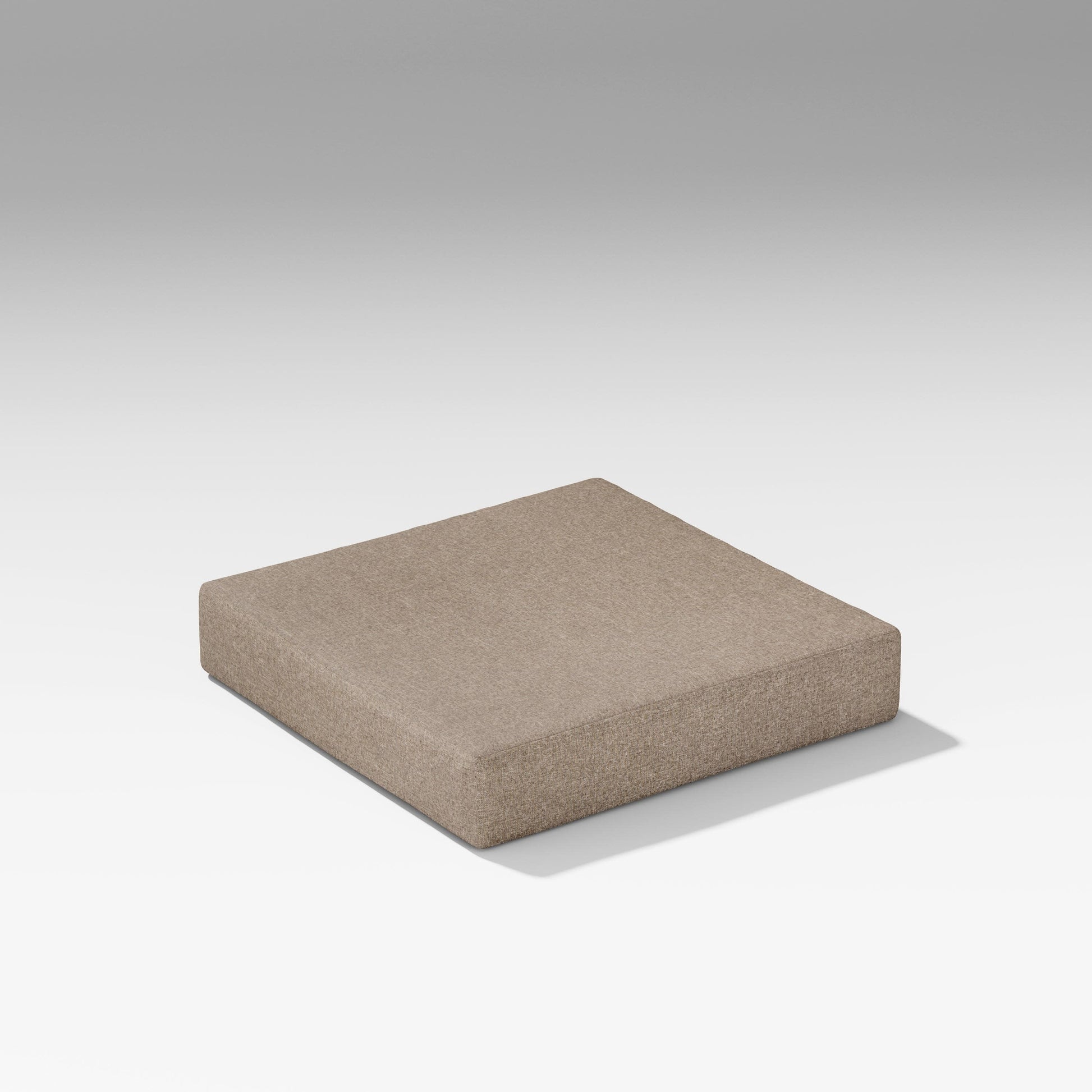 POLYWOOD Latitude Modular Ottoman Seat Cushion — Spiced Burlap