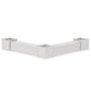 POLYWOOD 72" Nautical L- Shaped Planter Storage Bench Corner Set- Large — Vintage White