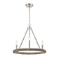 ABACA 20'' WIDE 3-LIGHT CHANDELIER  -  FREE SHIPPING !!!